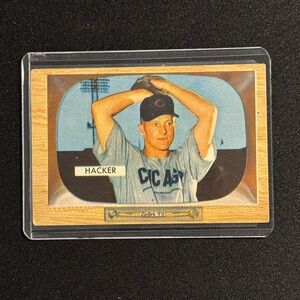 1955 Bowman - Warren Hacker